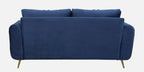 ROYAL AZURE TUFTED VELVET 3-SEATER SOFA