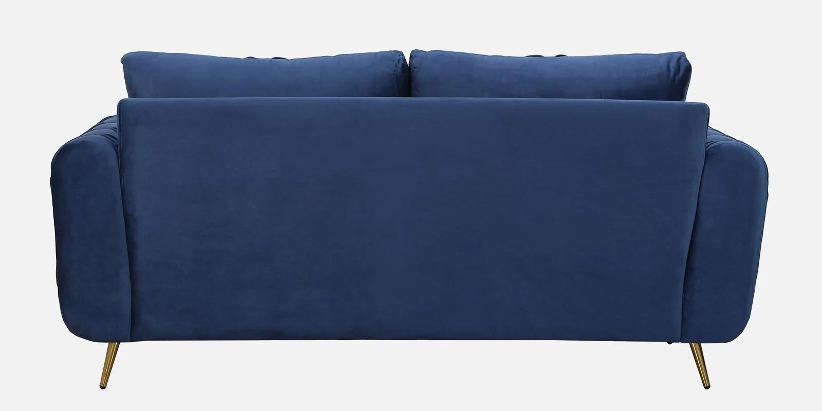 ROYAL AZURE TUFTED VELVET 3-SEATER SOFA