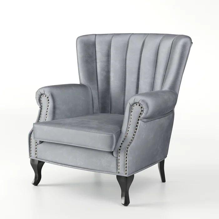 ROYAL COMFORT VELVET WING CHAIR