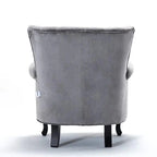ROYAL COMFORT VELVET WING CHAIR