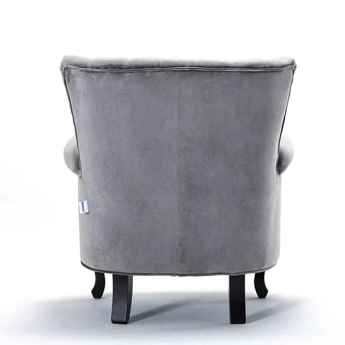 ROYAL COMFORT VELVET WING CHAIR