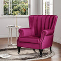 ROYAL COMFORT VELVET WING CHAIR