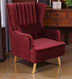 CRIMSON COMFORT WING CHAIR SET