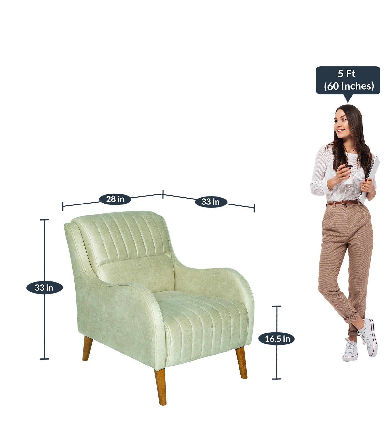 SAGE CHANNEL TUFTED ACCENT LOUNGE CHAIR