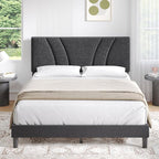 SERENE CURVE UPHOLSTERED BED