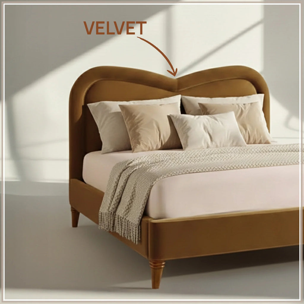 SERENE CURVE UPHOLSTERED BED SERENE