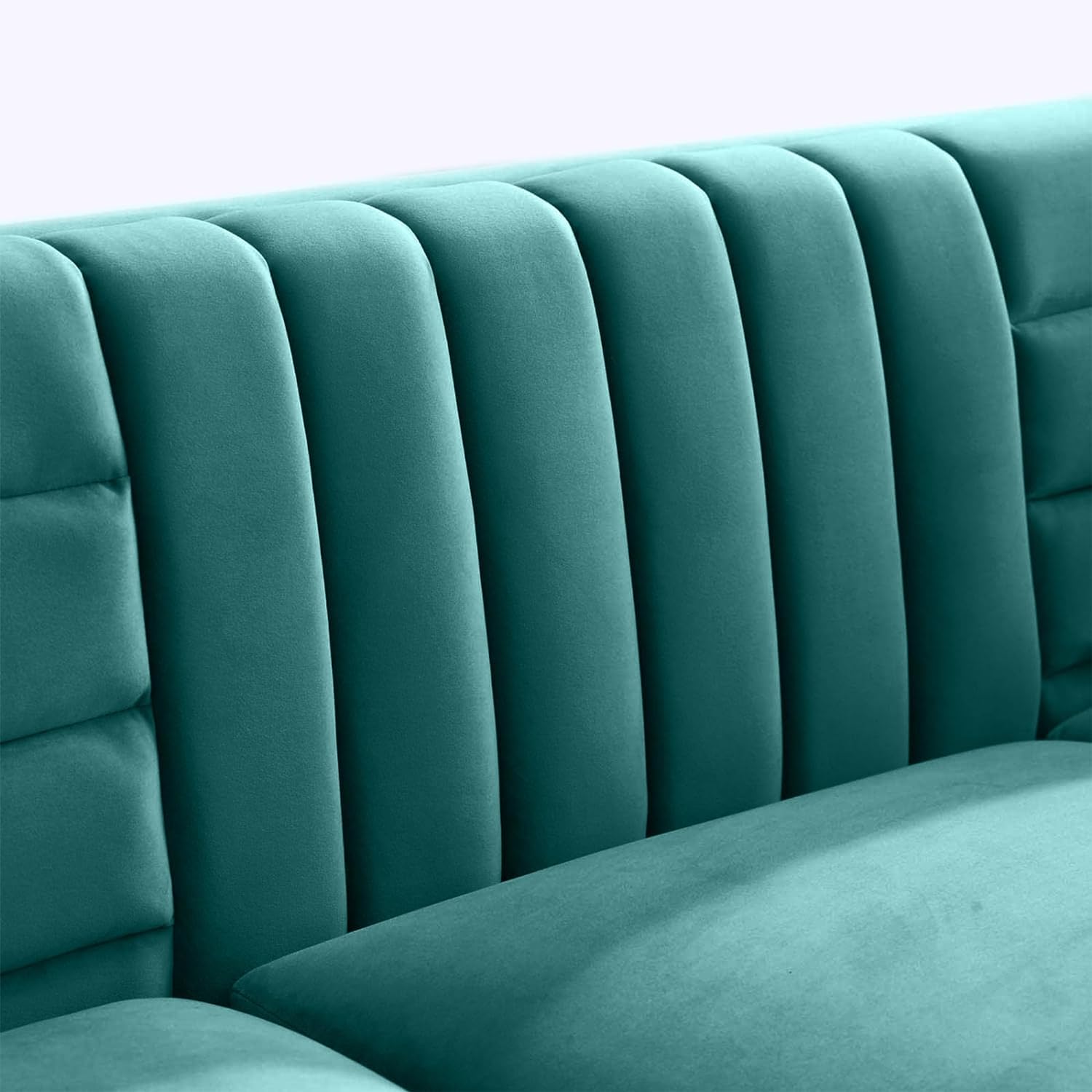 TEALCRAFT LINEAR CHANNEL UPHOLSTERED 3-SEATER SOFA