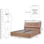 TORINO CUSHION LUXURY UPHOLSTERED BED