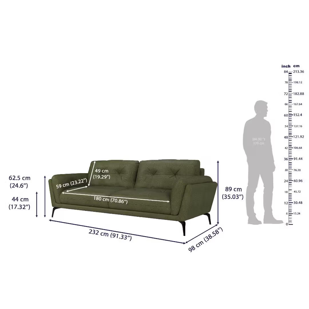 VERDE LUXE DESIGNER SOFA