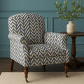 ZARA CHEVRON LUXURY ACCENT CHAIR