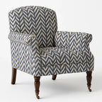 ZARA CHEVRON LUXURY ACCENT CHAIR