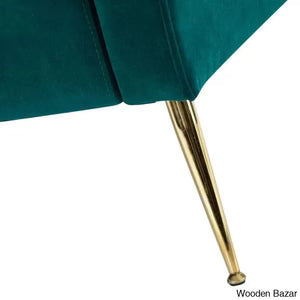 REGALIA GREEN SOFA SET 4 SEATHER