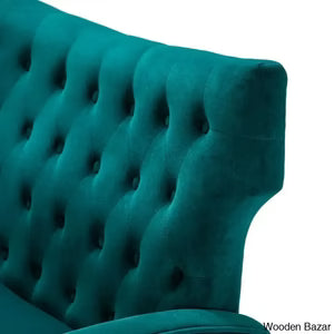 REGALIA GREEN SOFA SET 4 SEATHER