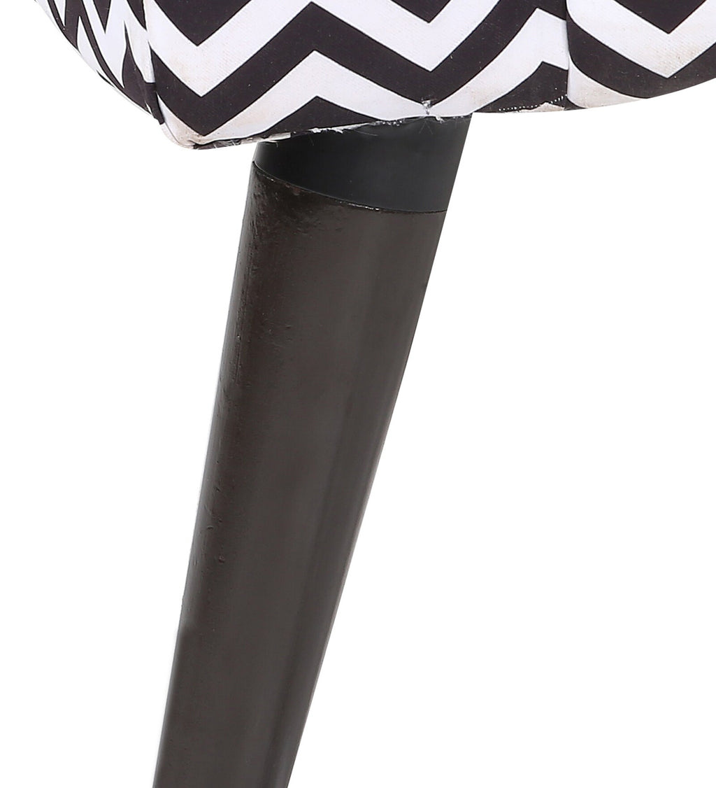 ZARA CHEVRON STATEMENT ACCENT CHAIR