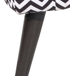 ZARA CHEVRON STATEMENT ACCENT CHAIR