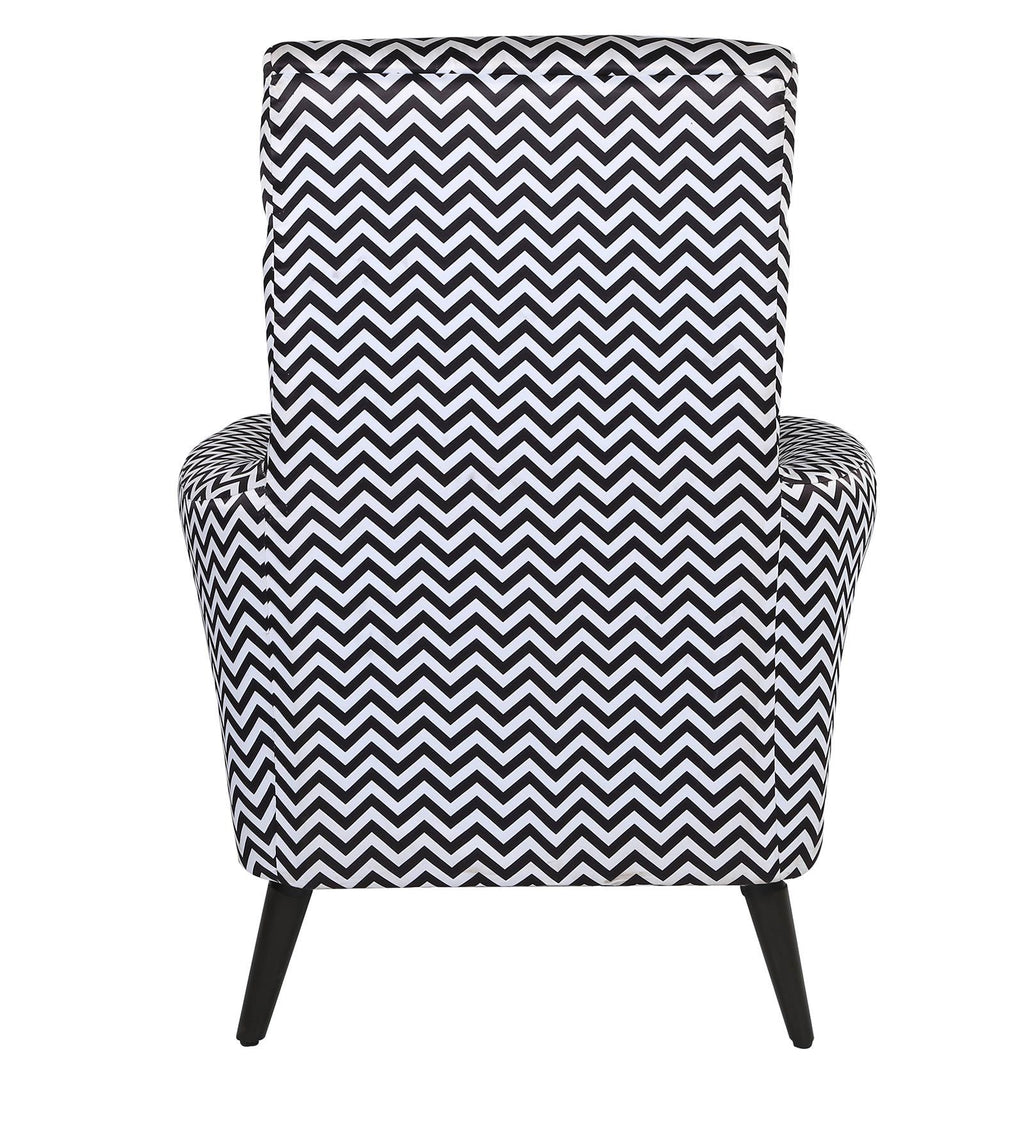 ZARA CHEVRON STATEMENT ACCENT CHAIR