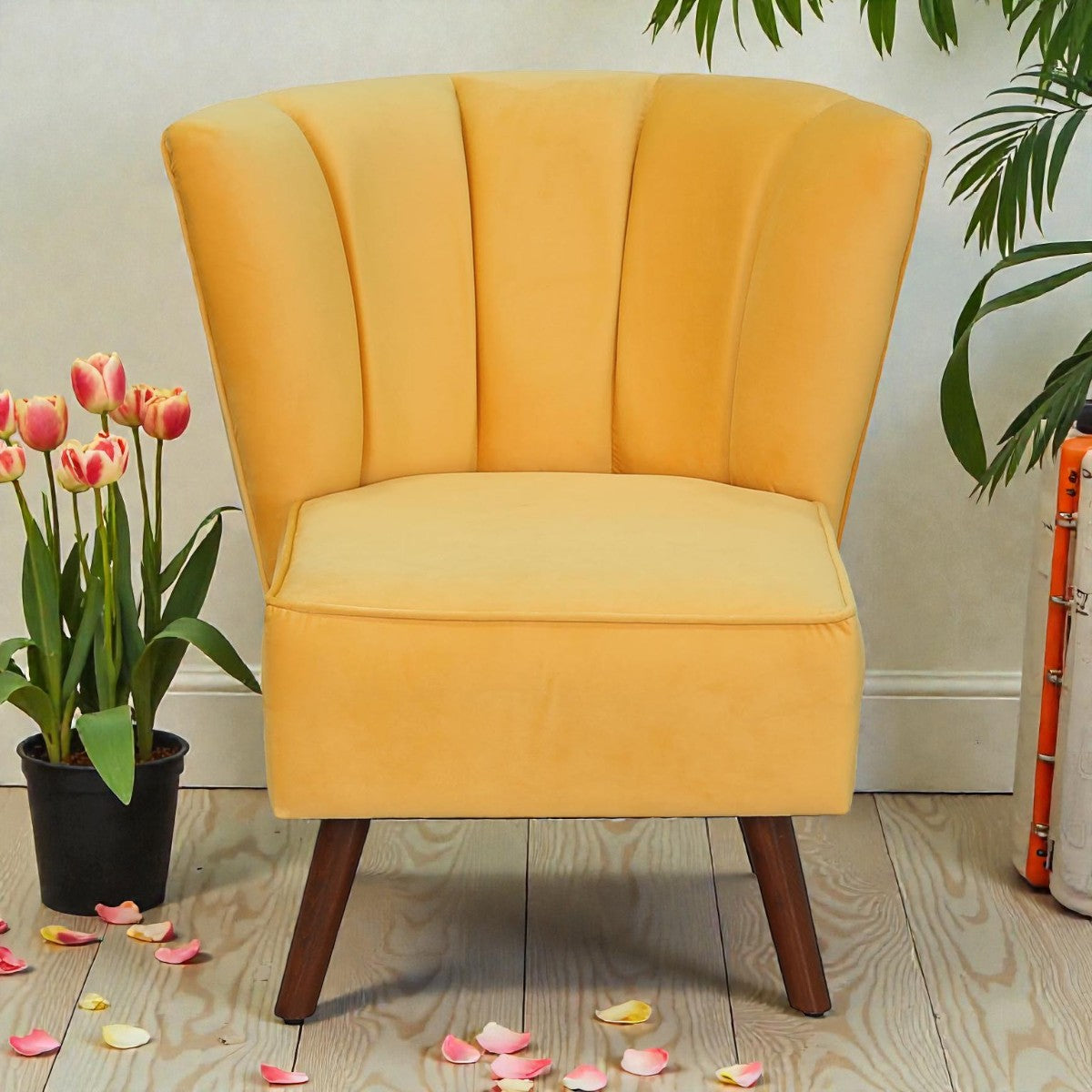 AMBER CHANNEL BACK ACCENT CHAIR