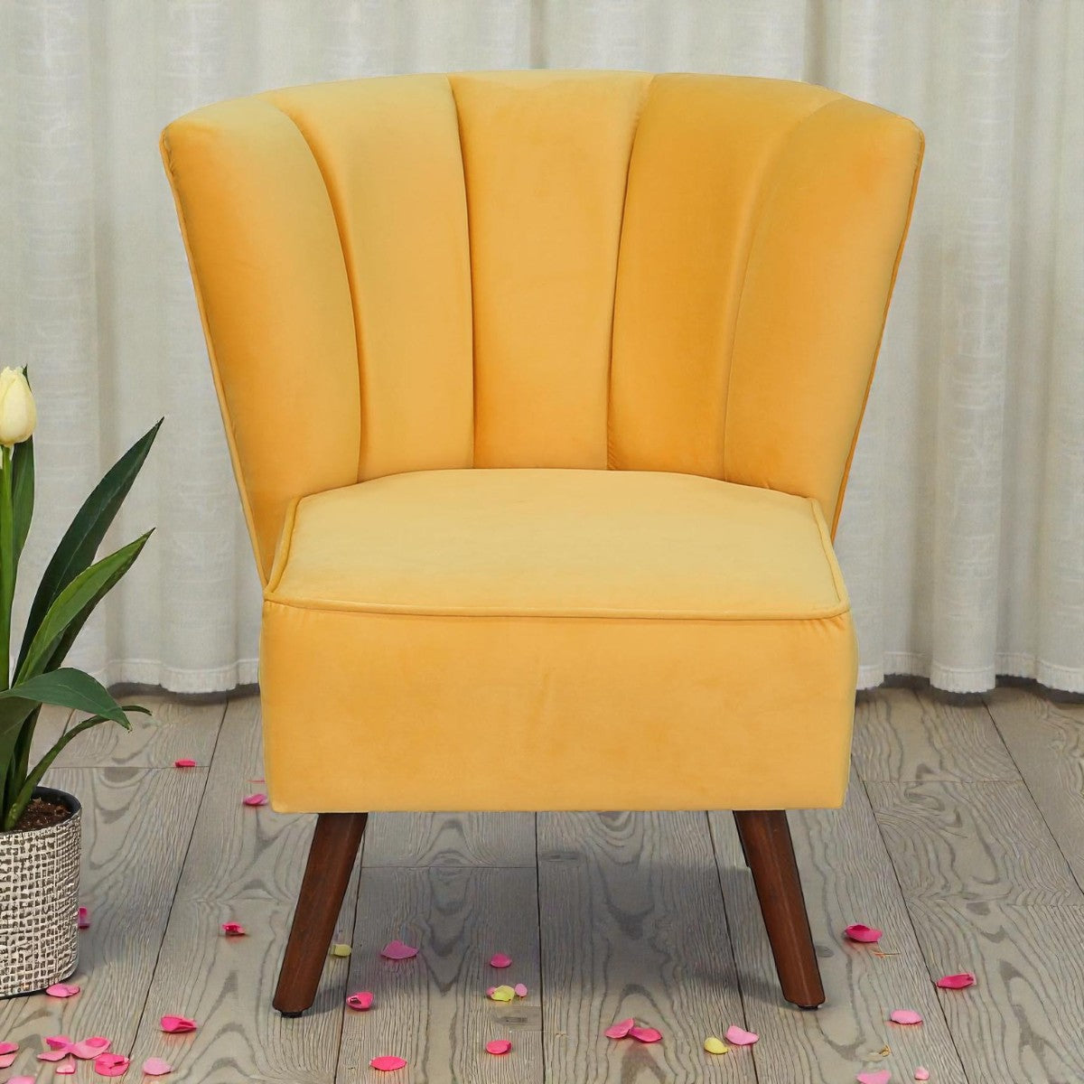AMBER CHANNEL BACK ACCENT CHAIR
