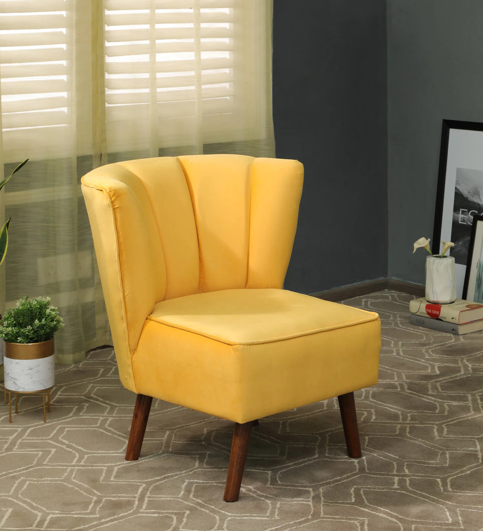 AMBER CHANNEL BACK ACCENT CHAIR